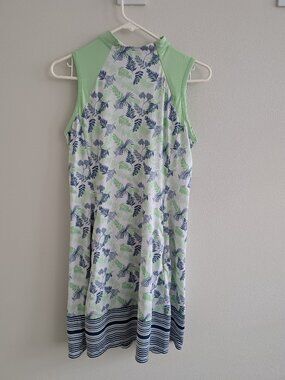 Tee Time Women's Sleeveless Golf Dress Moisture Wicking Size Medium
